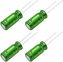 Nichicon ES 50V-Bi Polar 4 pcs Aluminum Round Electrolytic